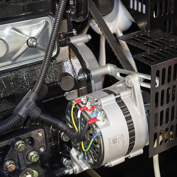 1500rpm 34kVA Single Phase Diesel Generator Interior