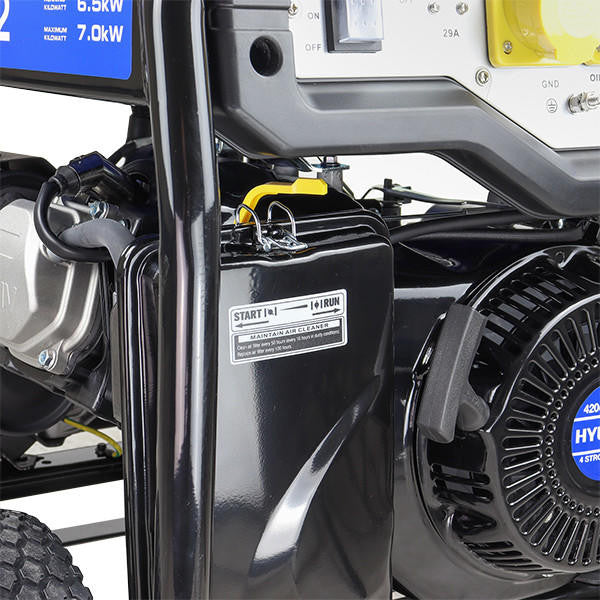 easy start open frame petrol generator