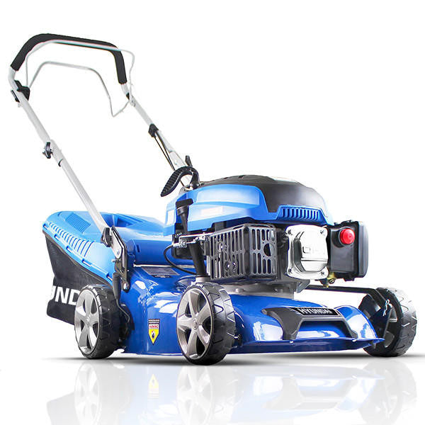 17" 42cm 139cc Self Propelled Petrol Lawnmower 25 75mm Cuts Rear Discharge HYM430SP