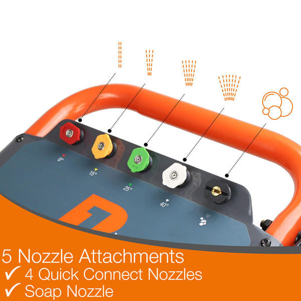 P1 4200psi 290bar Petrol Pressure Washer, Hyundai 14hp Engine, Triplex Annovi Reverberi Pump, 15L/min Flow Rate | P4200PWT