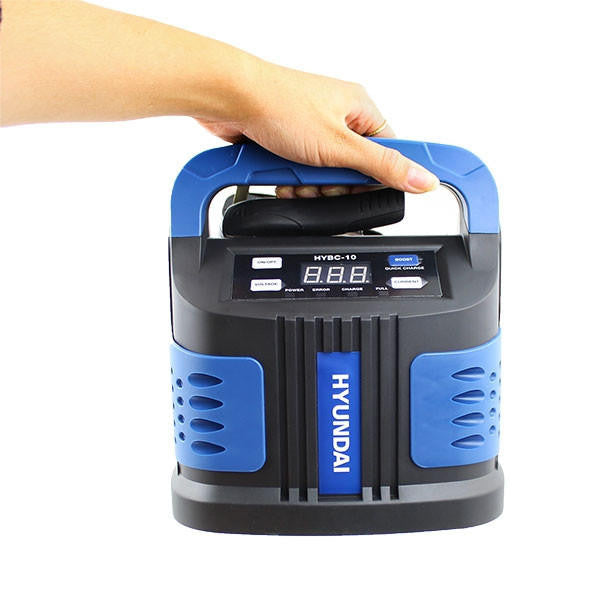 Mains battery charger for car battery