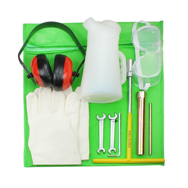 wood chipper and PPE