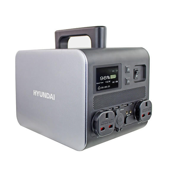 Hyundai 1000W / 1kW Portable Rechargeable Electric Power Station | HPS-600