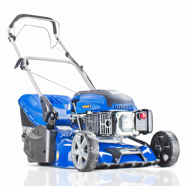 Hyundai 17"/43cm 139cc Self-Propelled Petrol Roller Lawnmower | HYM430SPR