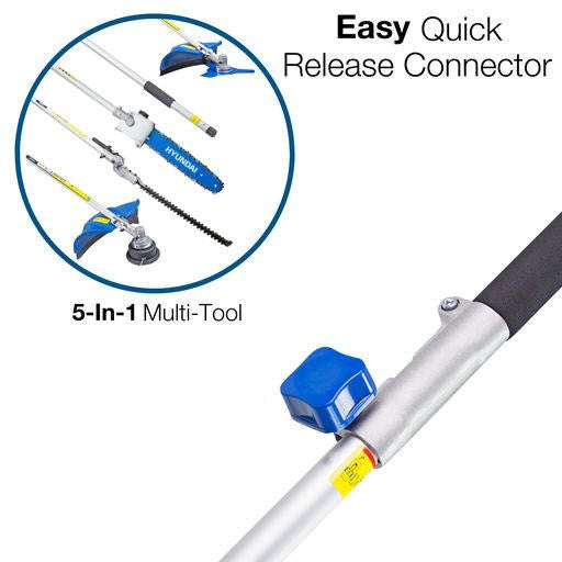 Easy release connector on the Hyundai 5-1 Multi-tool
