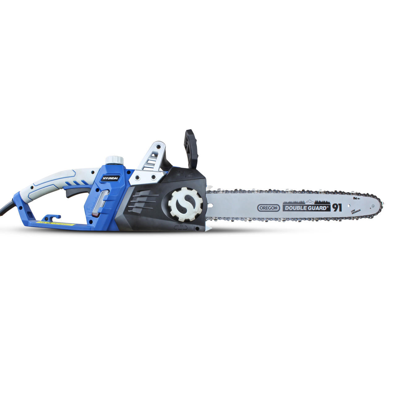 Powerful 2400W / 230V two-speed motor and  16'' (40cm) bar and chain