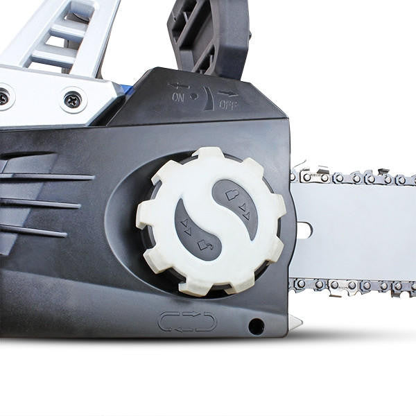 Power Plus technology means the chain speed increases as the load on the chain increases whilst cutting and 0.15 second quick-stop electric/mechanical chain brake