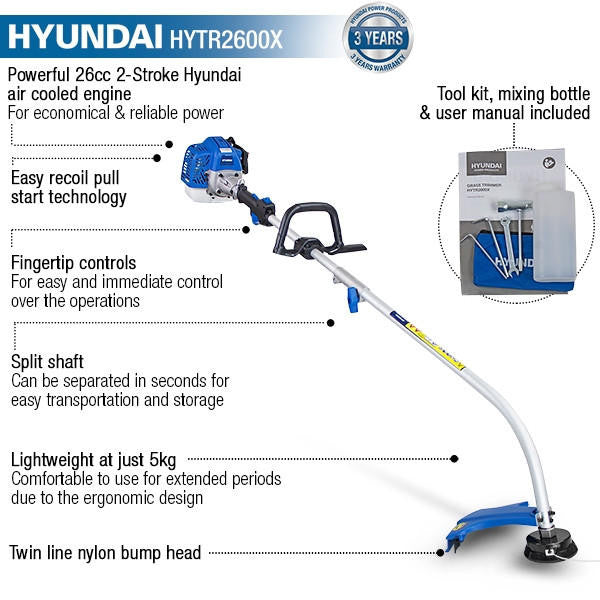 Features of the HYTR2600X