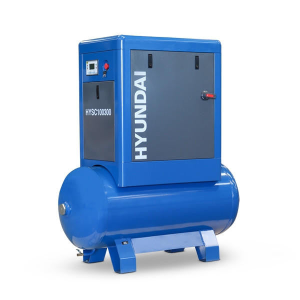 Hyundai HYSC100300 10hp 300 Litre Screw Compressor