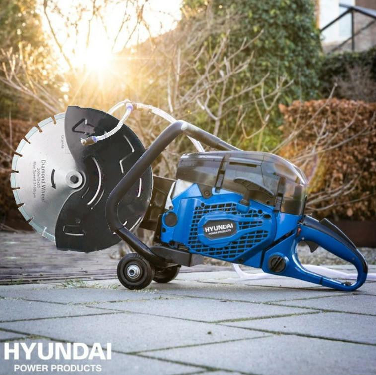 Hyundai 58cc 300mm 12” Petrol Disc Cutter / Concrete Saw With Diamond Disc | HYDC5830