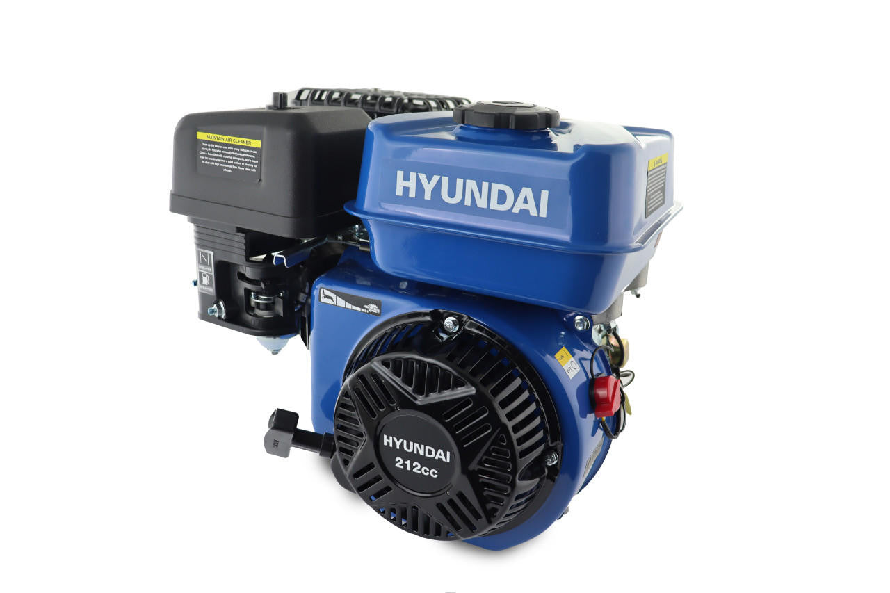 Hyundai 212cc 6.5hp 20mm Horizontal Straight Shaft Petrol Replacement Engine, 4-Stroke, OHV | IC210P-20