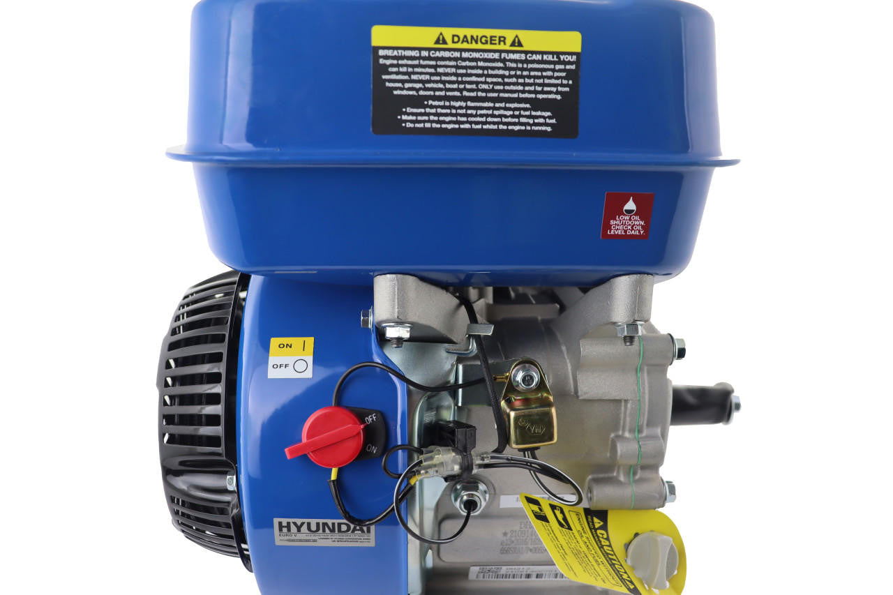 Hyundai 212cc 6.5hp 20mm Horizontal Straight Shaft Petrol Replacement Engine, 4-Stroke, OHV | IC210P-20