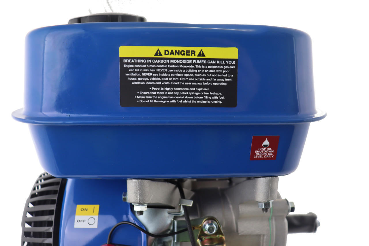 Hyundai 212cc 6.5hp 20mm Horizontal Straight Shaft Petrol Replacement Engine, 4-Stroke, OHV | IC210P-20