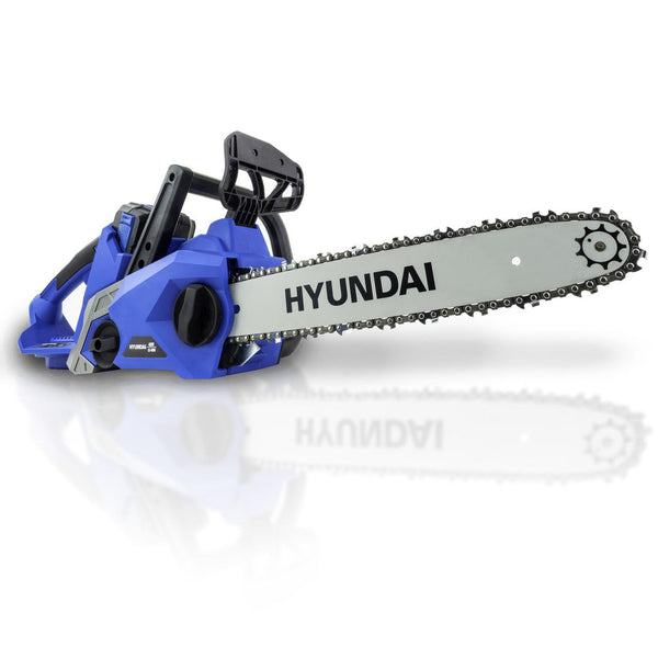 Hyundai HYC40LI 40V cordless battery electric chainsaw with 14 inch bar