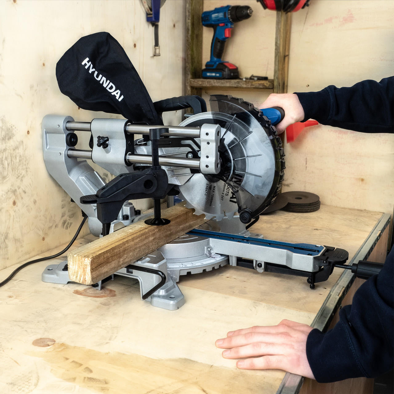 The Hyundai Mitre Saw in Sue