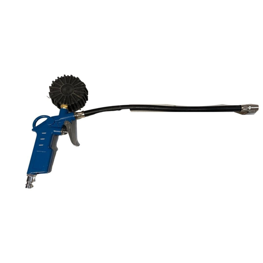 Hyundai 5-Piece Air Compressor Tool Kit - Tyre Inflator, Pressure Gauge, Degreaser & Paint Gun, Air Hose