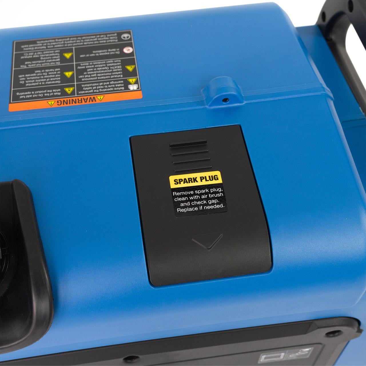 Easy access spark plugs