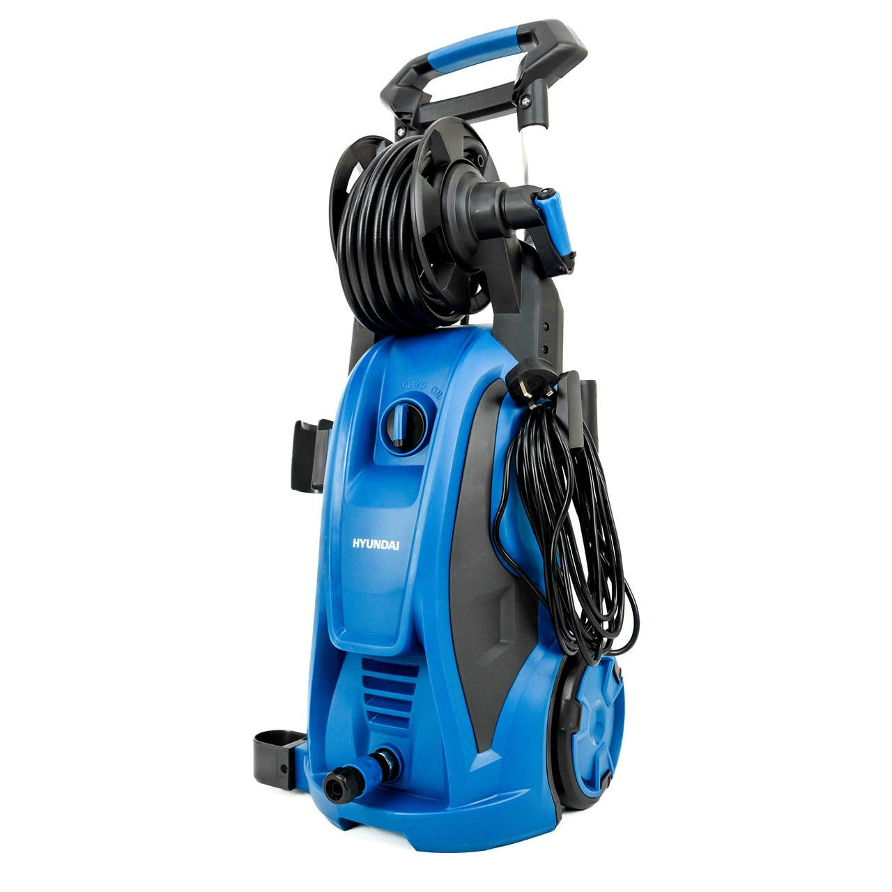 Hyundai 180Bar/ 2610psi Electric Pressure Washer, 8L/min, 2400W High-Performance Jet Wash with Hose & Attachments | HYW2400E