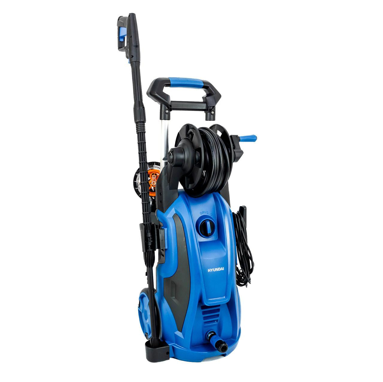 Hyundai 180Bar/ 2610psi Electric Pressure Washer, 8L/min, 2400W High-Performance Jet Wash with Hose & Attachments | HYW2400E