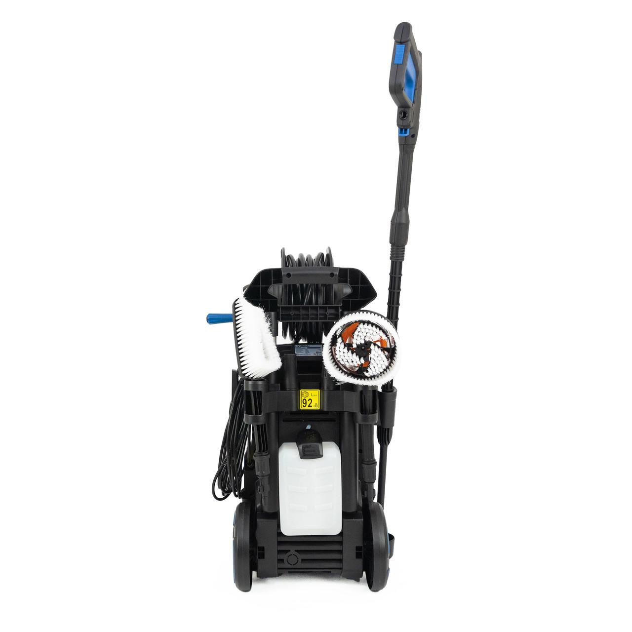 Hyundai 180Bar/ 2610psi Electric Pressure Washer, 8L/min, 2400W High-Performance Jet Wash with Hose & Attachments | HYW2400E