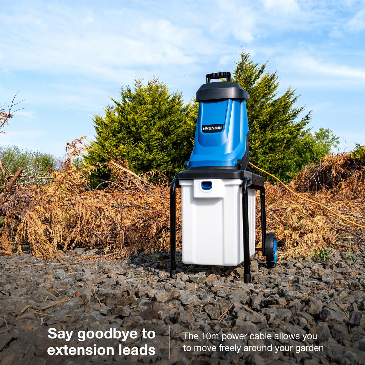 Say goodbye to extension leads : With a generous 10m long cable.