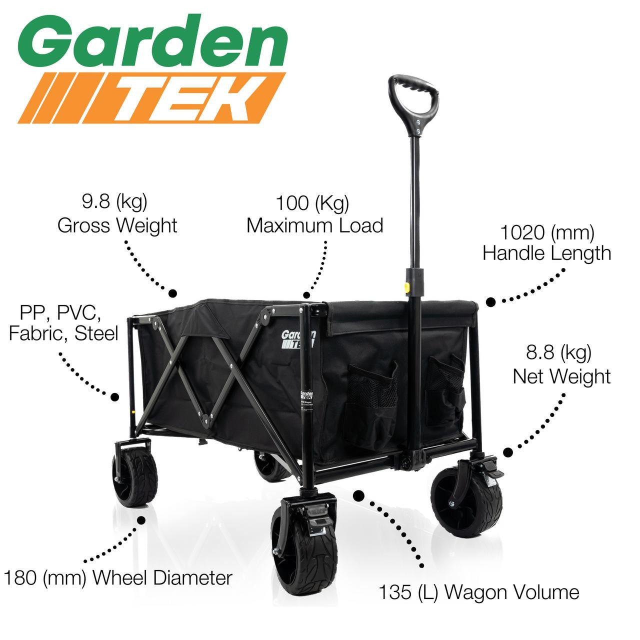 GTW260 Garden Trolley and HPS-300 600w Power Station