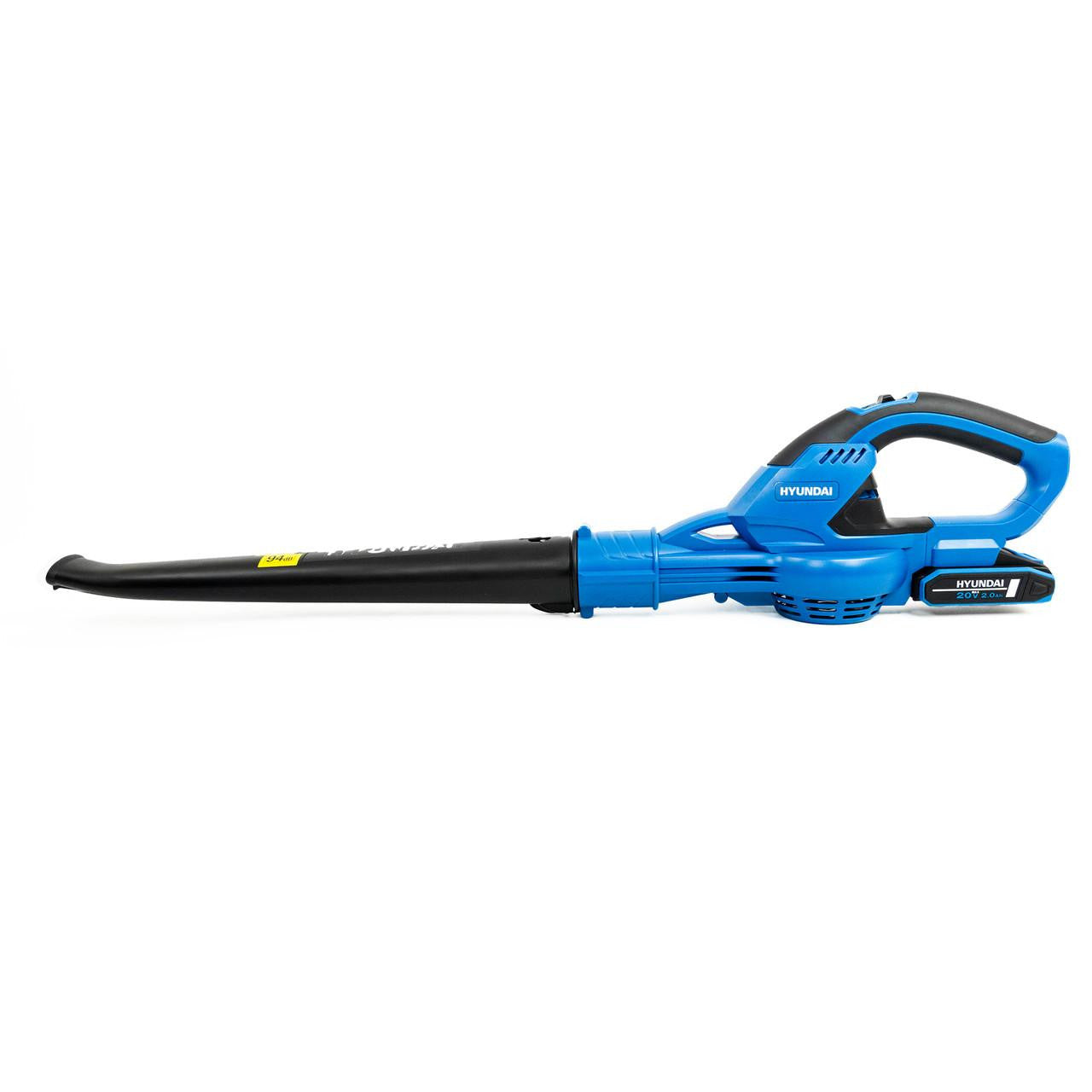 Hyundai 20V Cordless Leaf Blower, 200Km/h Air Speed, 2Ah Li-Ion Battery and Charger | HY20CB