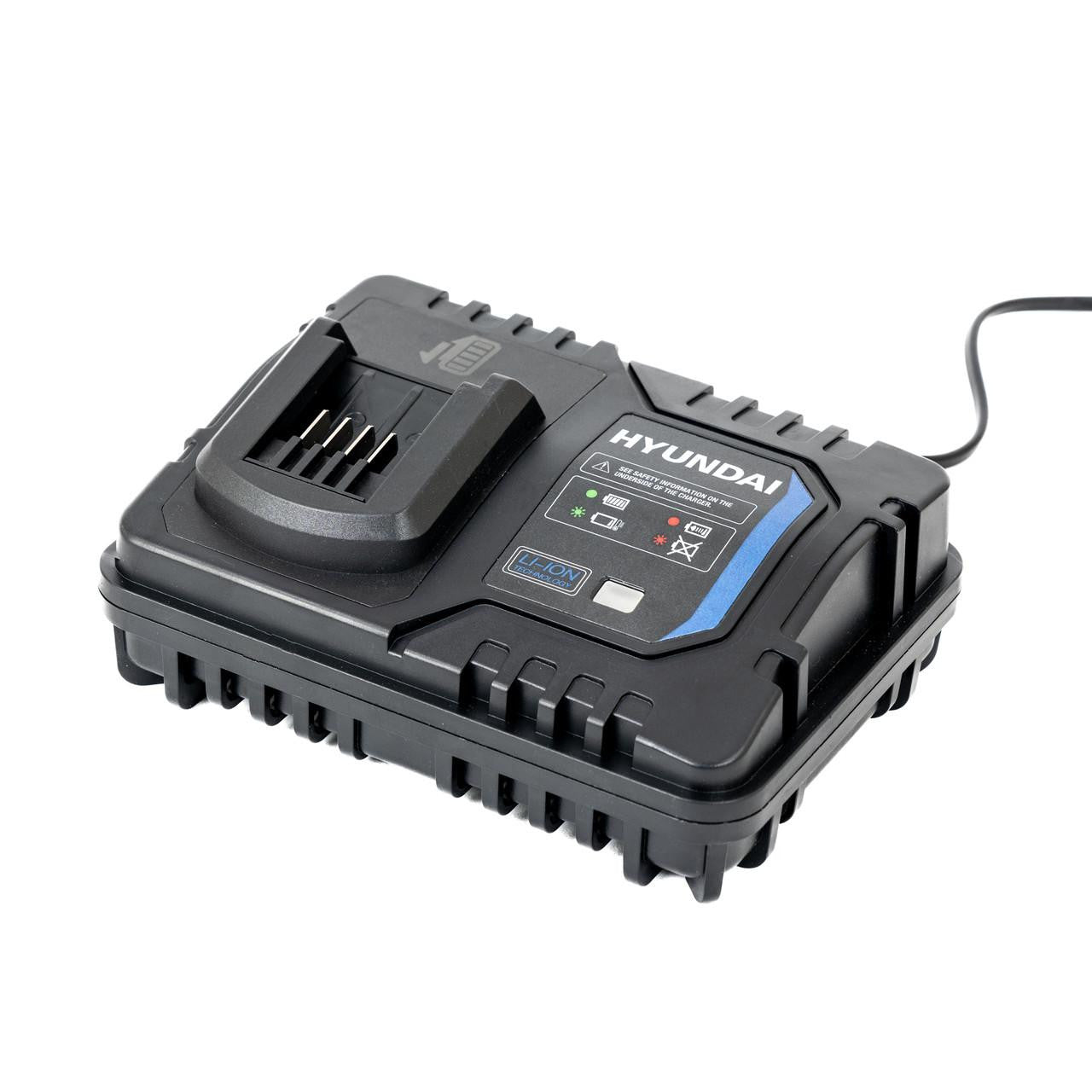 Efficient charging: Fast recharge times for both 2Ah and 4Ah batteries.