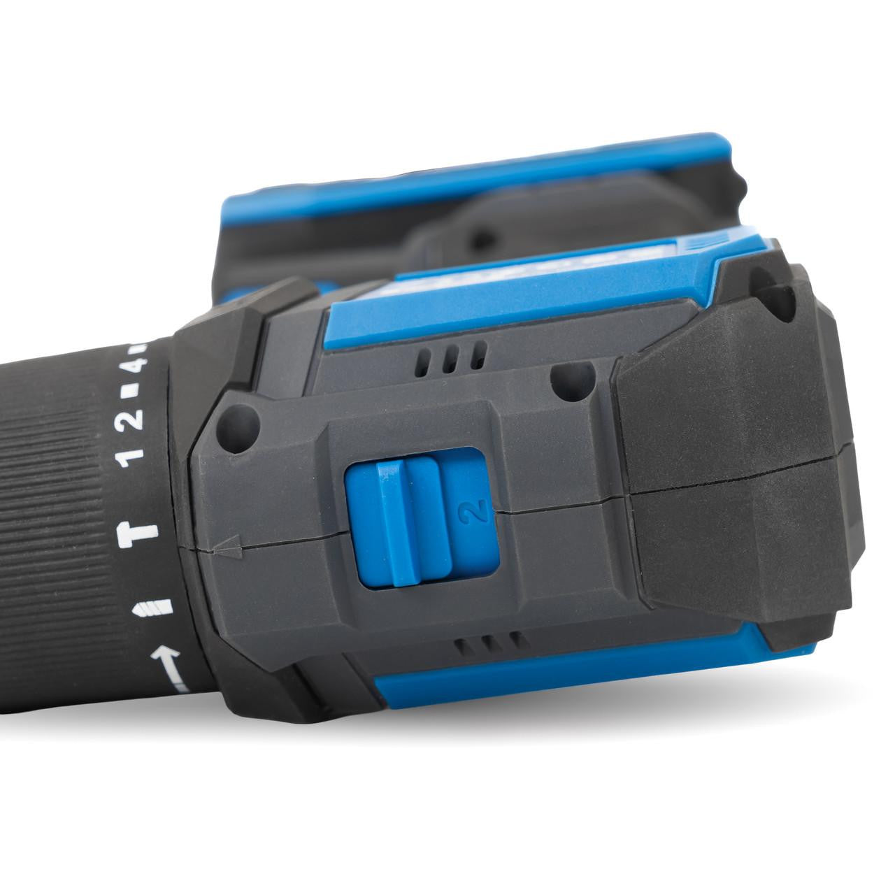 Hyundai 20V Cordless 65Nm Hammer Drill and 230Nm Impact Driver Brushless Kit, 2x 2.0Ah Li-ion Batteries and 2A Charger  | S01-T2B