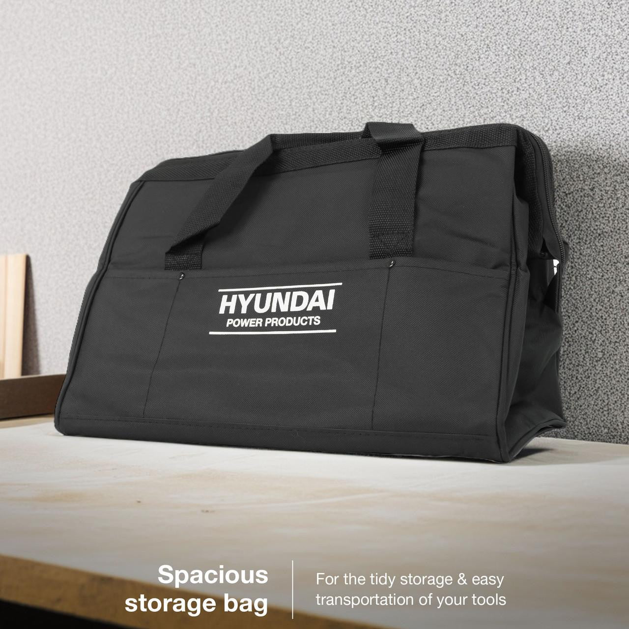 Hyundai 20V Cordless 65Nm Hammer Drill and 230Nm Impact Driver Brushless Kit, 2x 2.0Ah Li-ion Batteries and 2A Charger  | S01-T2B