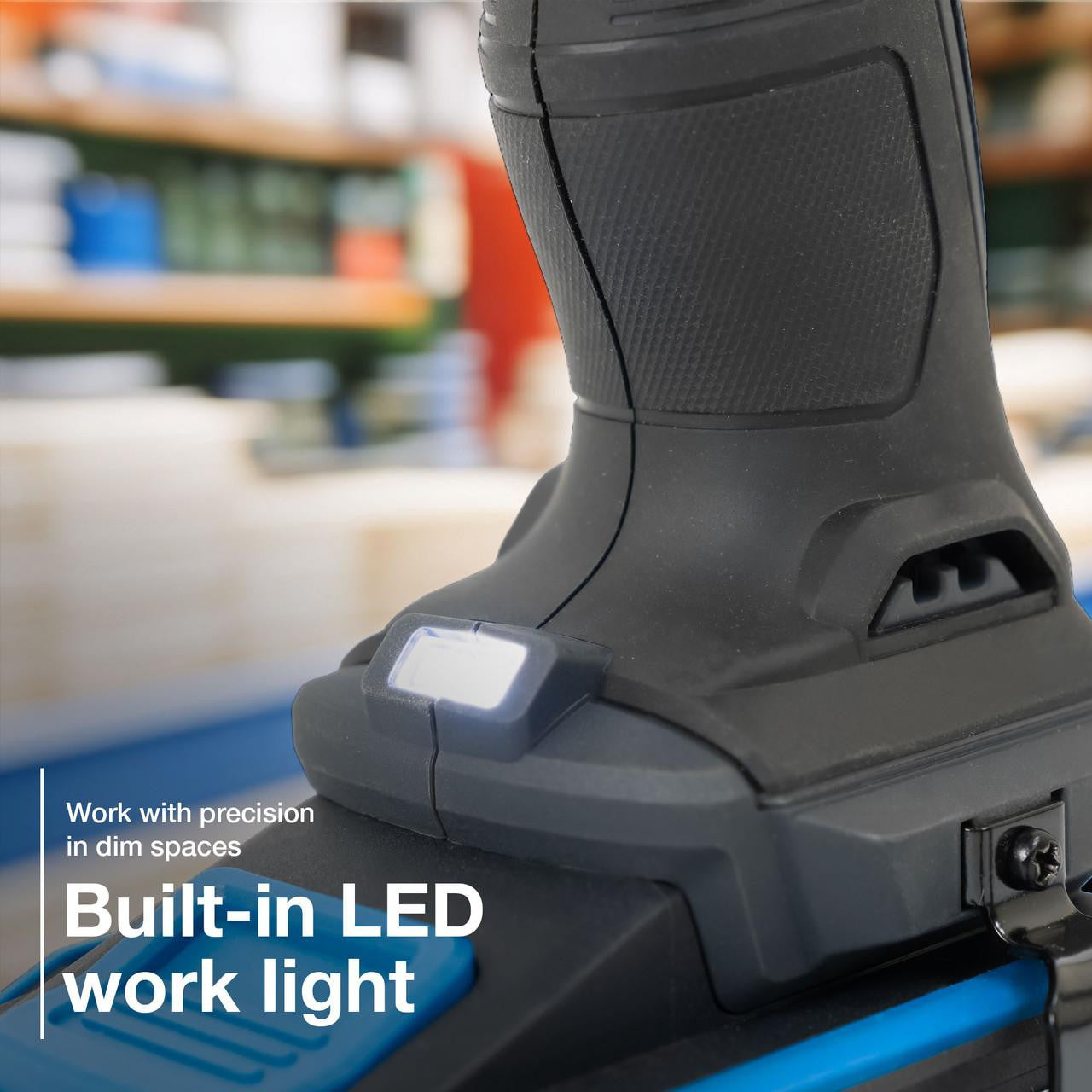 Hyundai 20V Cordless Hammer Drill 60Nm and Angle Grinder 115mm Brushless Kit, inc. 2.0Ah and 4.0Ah Li-ion Battery and 2A Charger  | S02-FTB