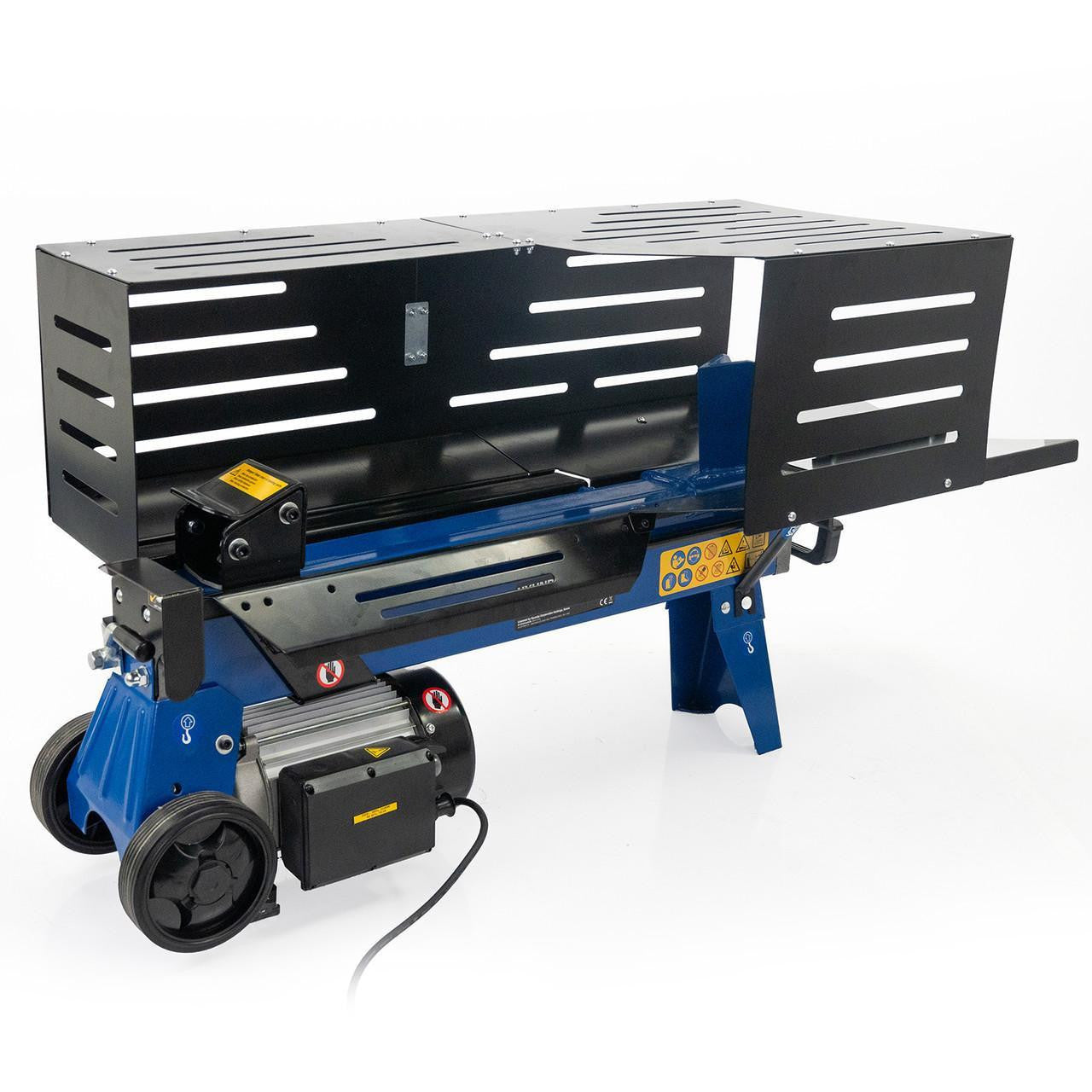 Hyundai 7 Tonne, 520mm Horizontal Electric Log Splitter with Stand and Cross Wedge |  HYLS7000HE+1361149+1361150