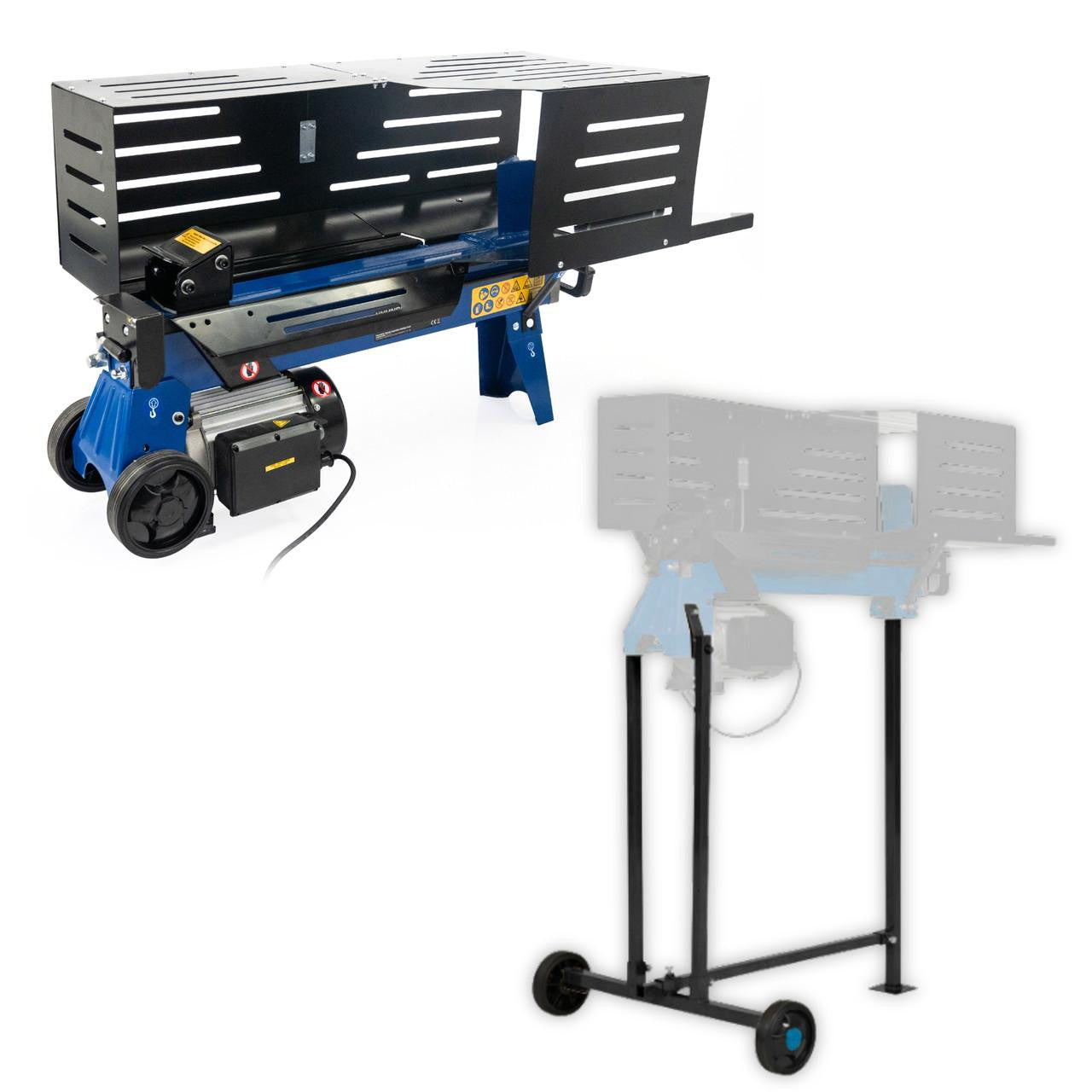 Hyundai 7 Tonne Horizontal Log Splitter (HYLS7000HE) with Heavy-Duty Stand (1361149)