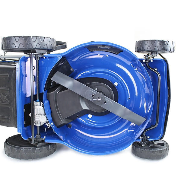 Hyundai 18"/46cm 139cc Electric-Start Self-Propelled Petrol Lawnmower | HYM460SPE