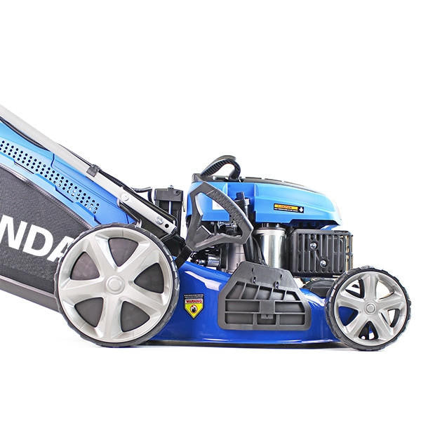 Hyundai 18"/46cm 139cc Electric-Start Self-Propelled Petrol Lawnmower | HYM460SPE