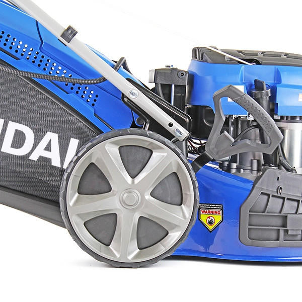 Hyundai 18"/46cm 139cc Electric-Start Self-Propelled Petrol Lawnmower | HYM460SPE