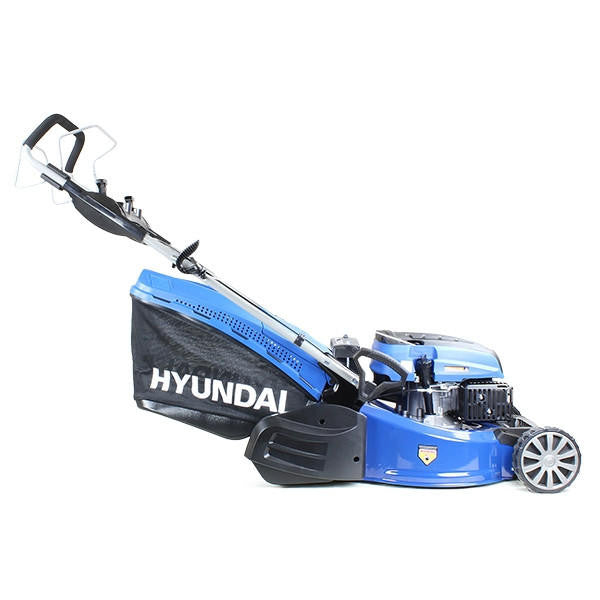 Hyundai 19" 48cm / 480mm Self Propelled Electric Start 139cc Petrol Roller Lawnmower | HYM480SPER