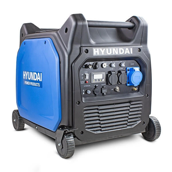6600W 6.6kW Petrol Inverter Generator Remote Keyfob & Electric Start Wheels & Closed Case Design DC & USB HY6500SEi