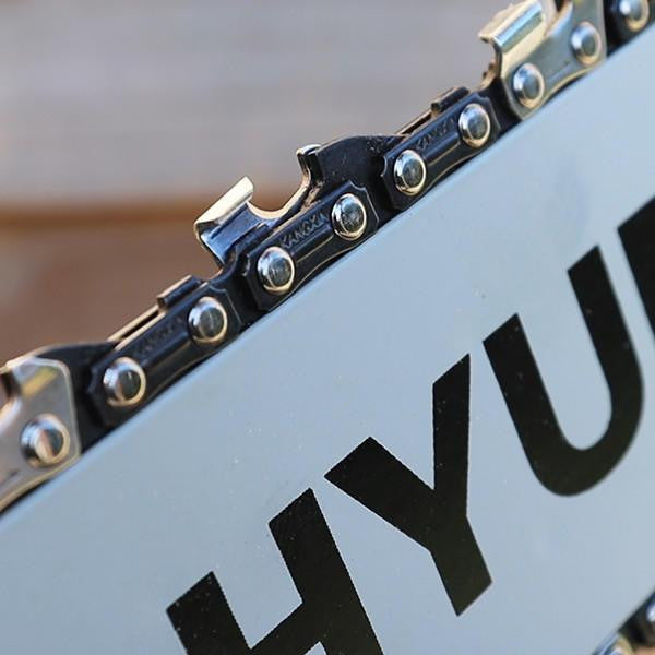 Hyundai 14" 35cm Electric Chainsaw 1600W 230V & Folding Trolley on Wheels, Garden Trolley 100kg | HYC1600E+GTW220