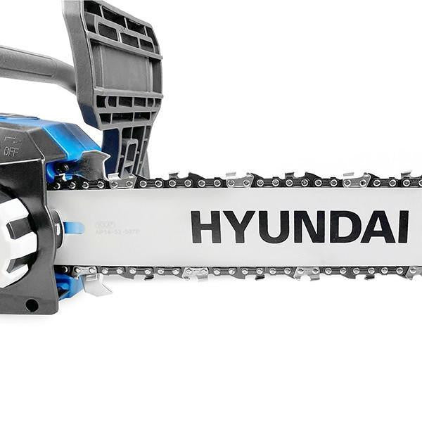 Hyundai 14" 35cm Electric Chainsaw 1600W 230V & Garden Trolley on Wheels, 100kg Load with Brakes  | HYC1600E+GTW260