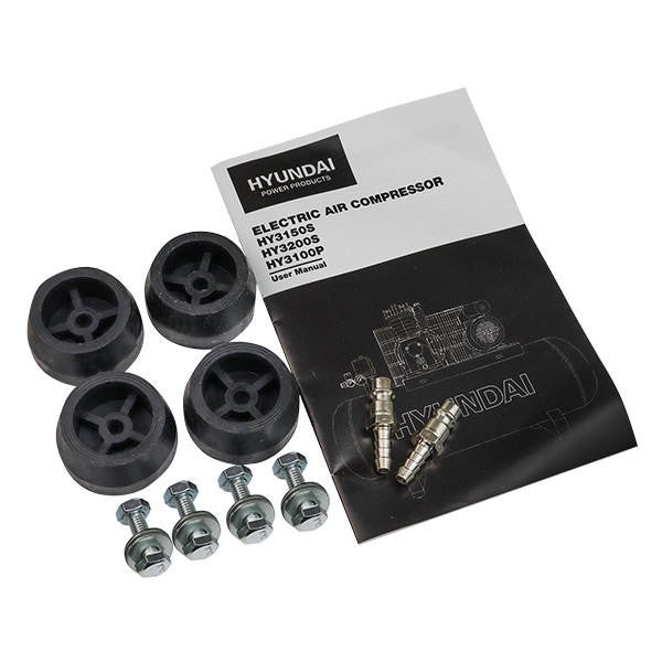 Hyundai 200 Litre Air Compressor, 14CFM/145psi, Electric 3hp | HY3200S