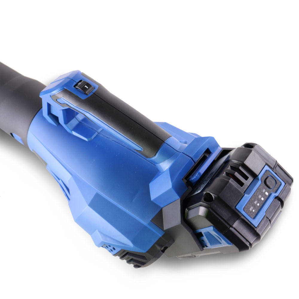 Hyundai 40V Cordless Leaf Blower, 132mph Air Speed, Lightweight, Li-Ion Battery Powered Garden Blower | HYB40LI