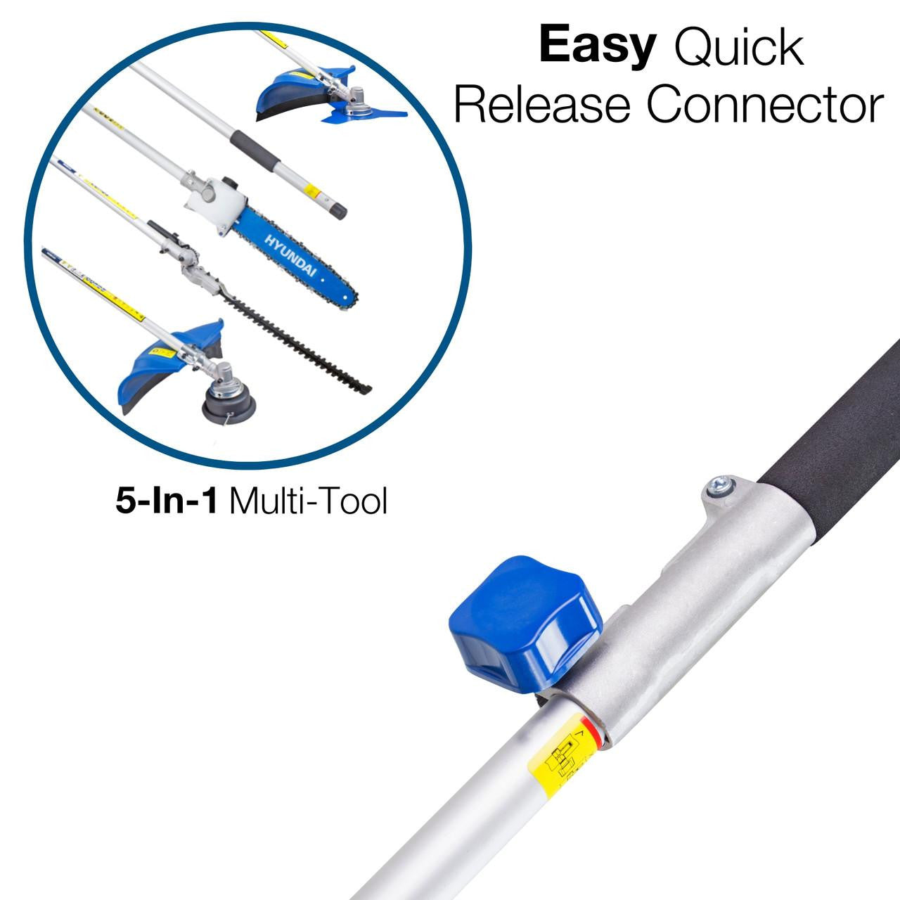 Hyundai petrol grass trimmer attachment cutting long grass