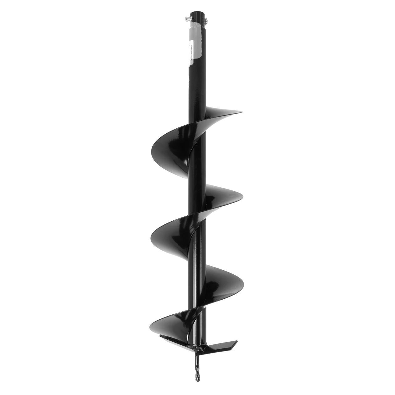 Hyundai HYEA5600X earth auger front view with steel drill attachment
