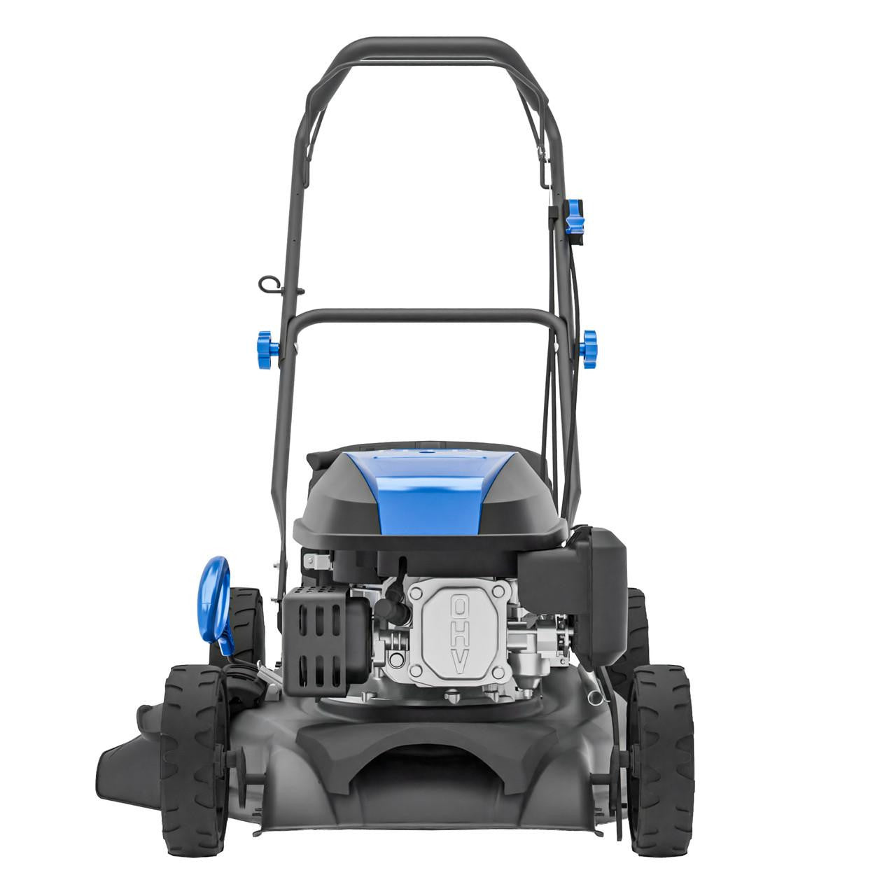 Hyundai 17 inch petrol lawn mower with 139cc 4 stroke engine