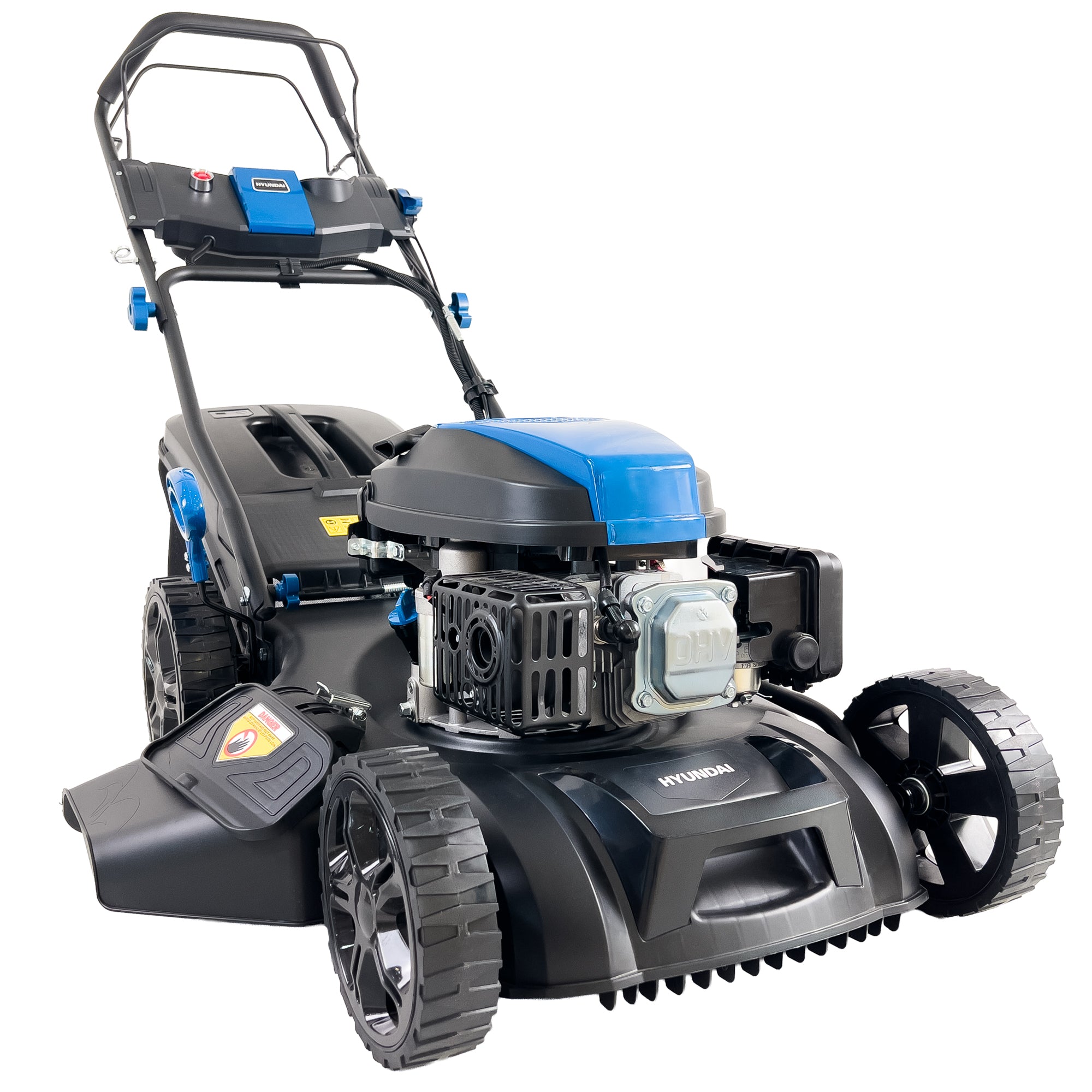 Hyundai 20" / 51cm Self-Propelled Petrol Lawnmower, Electric Start, 196cc | HYM20200SPEX