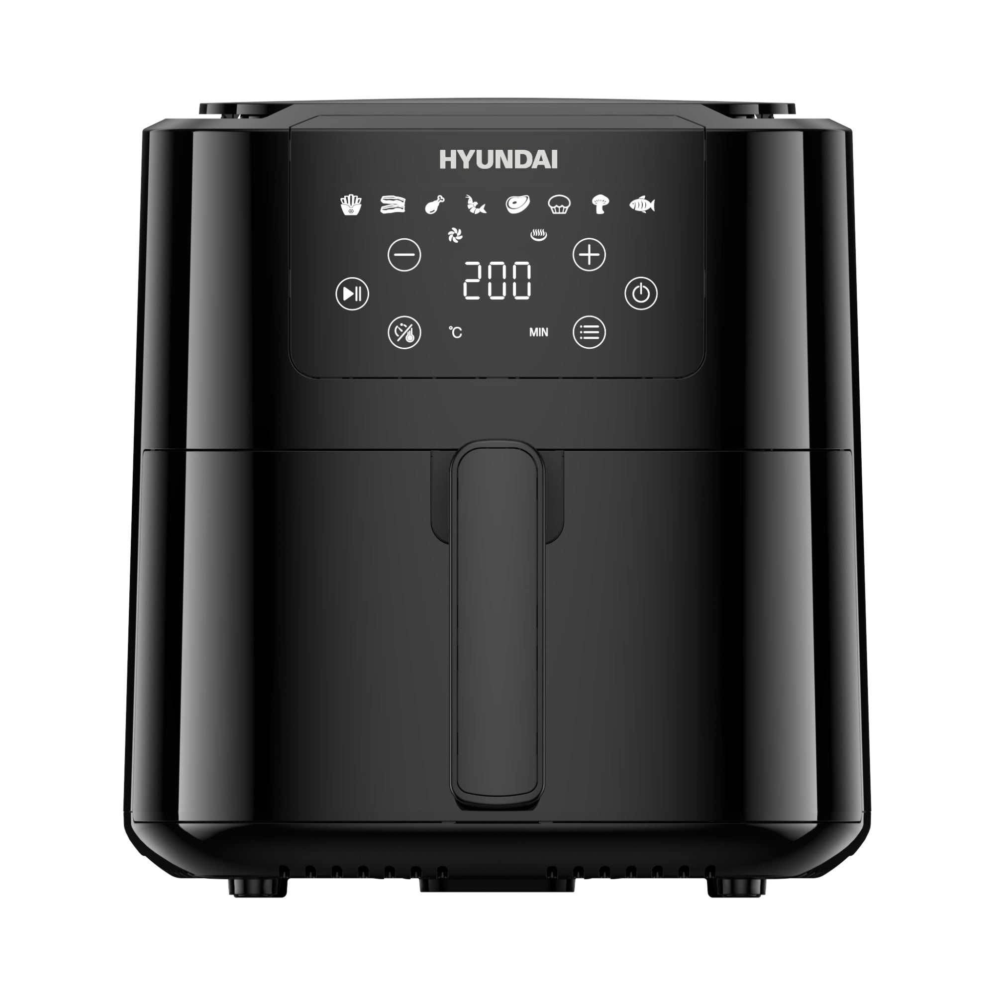 HYUNDAI 5L Digital Air Fryer, 8 Preset Programmes, 1500W | HYAF5001DB