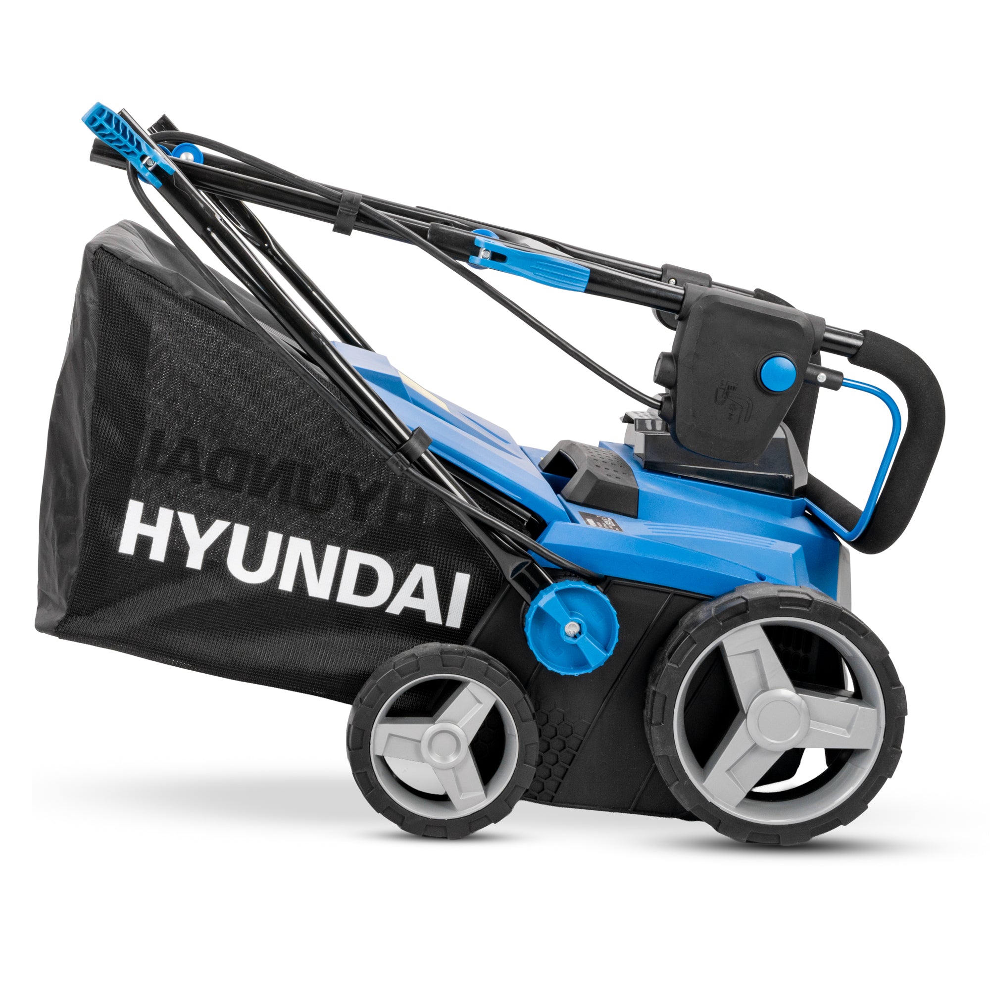 Hyundai 38cm / 15" 2-in-1 Cordless Scarifier & Aerator, 40V (2x20V) Brushless, 45L Collection Bag | HY40CSC38