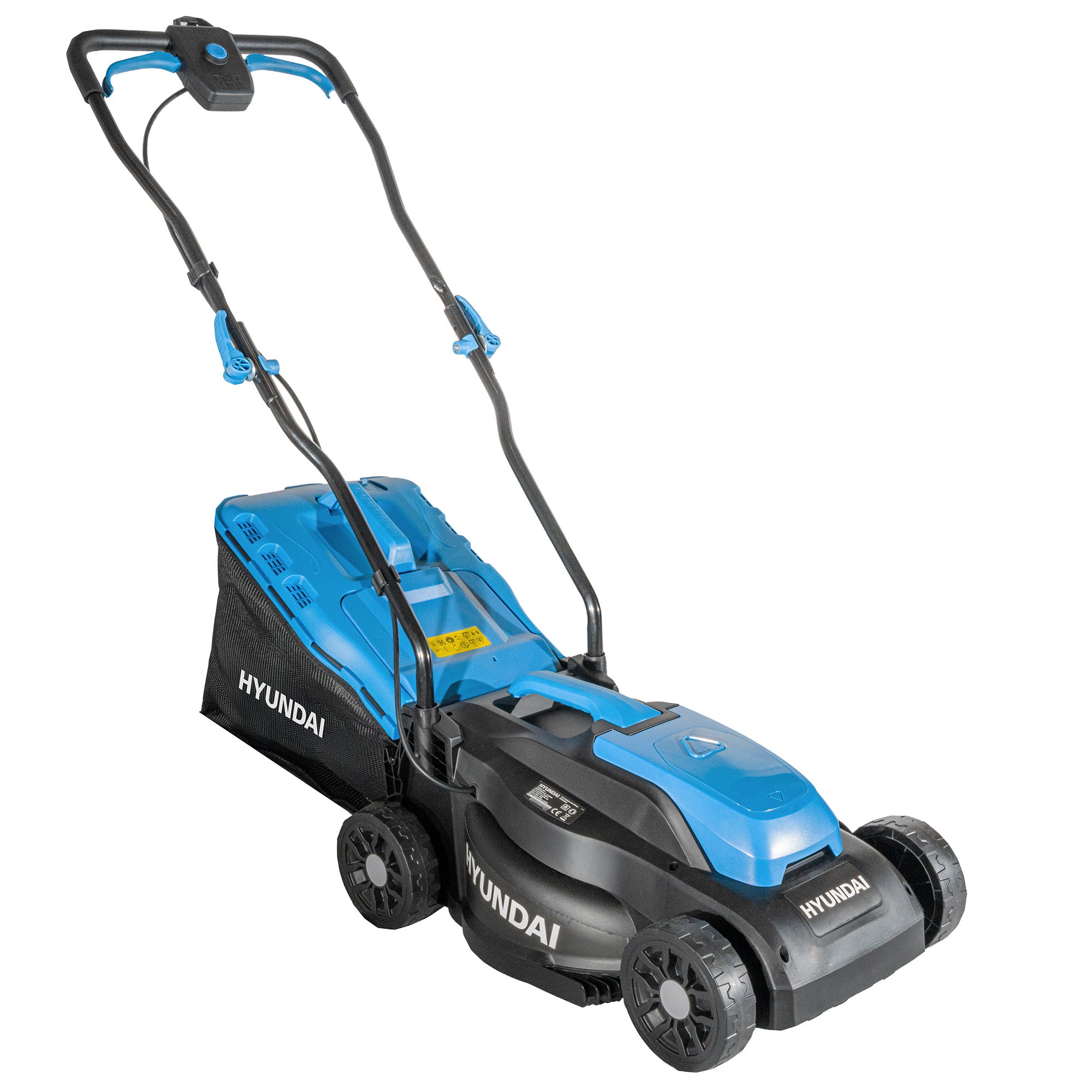 Hyundai 33cm / 13" 20V Brushless Cordless Lawnmower, 40min Runtime, 32L Collection Bag | HY20CLM33