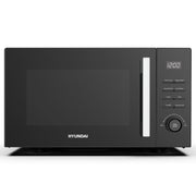 Hyundai 900W 23L Black Digital Microwave, Mirror-Effect Glass Door, Stainless Steel Interior | HYMW90023DB